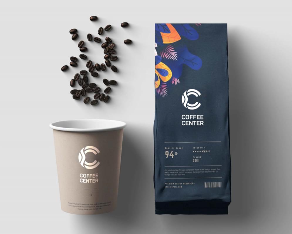 Фирменный стиль coffee-center